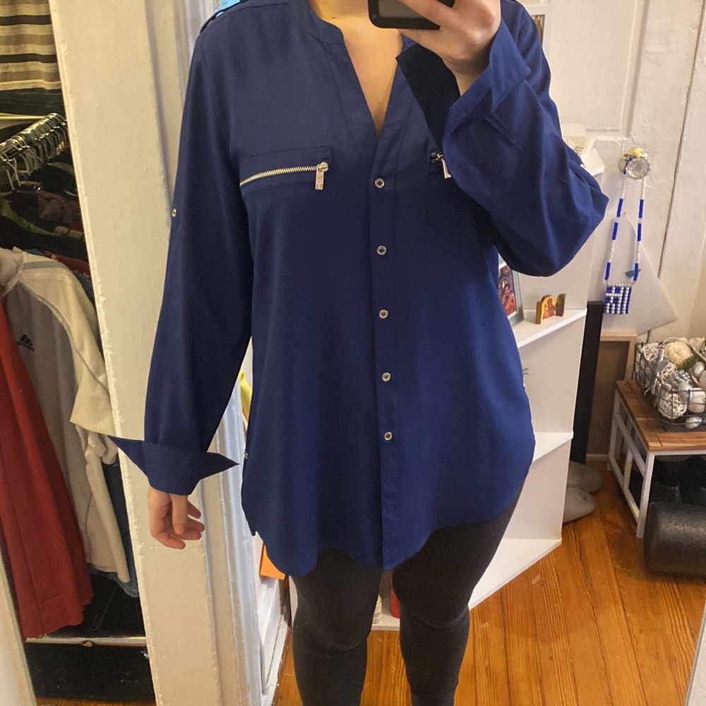 Calvin Klein Button Down Blouse